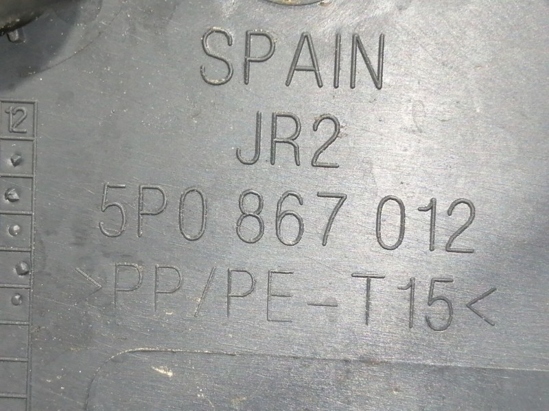 Recambio de guarnecido puerta delantera derecha para seat toledo (5p2) reference referencia OEM IAM 5P0867012  
