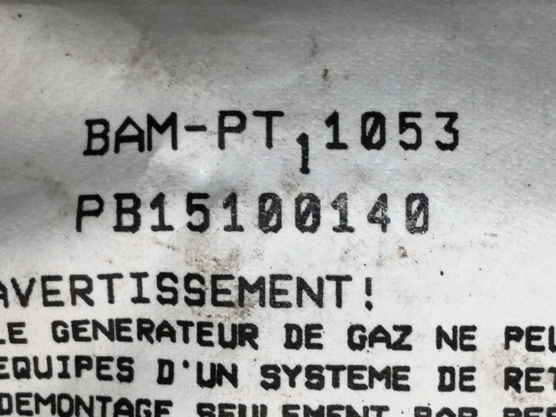 Recambio de airbag delantero derecho para renault clio iii exception referencia OEM IAM 8200303496G PB15100140 