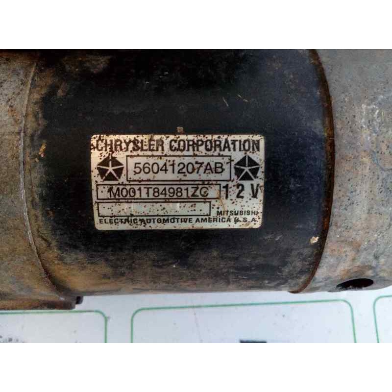 Recambio de motor arranque para jeep gr.cherokee (wj/wg) 4.7 limited referencia OEM IAM M001T84981ZC  