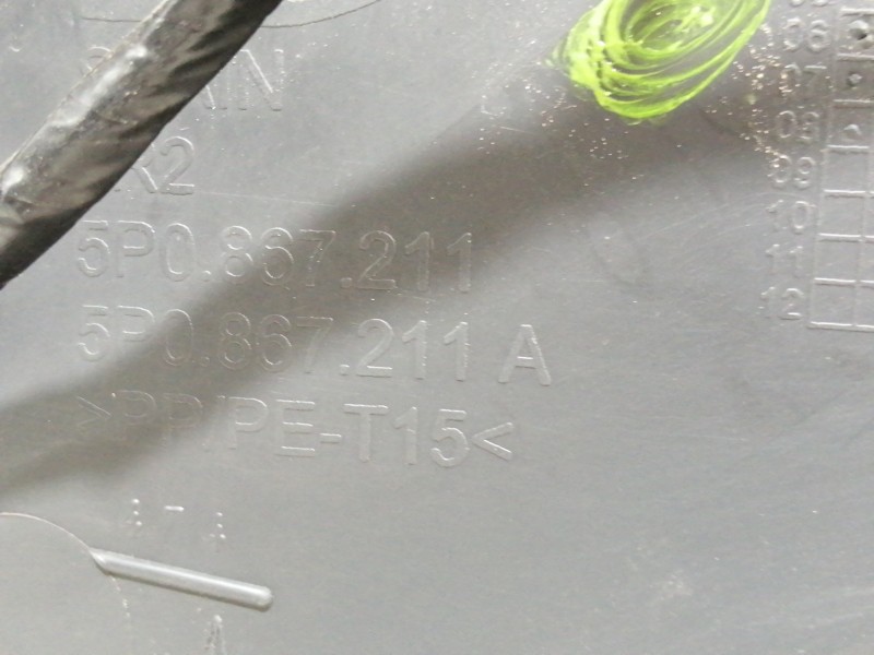 Recambio de guarnecido puerta trasera izquierda para seat toledo (5p2) reference referencia OEM IAM 5P0867211  