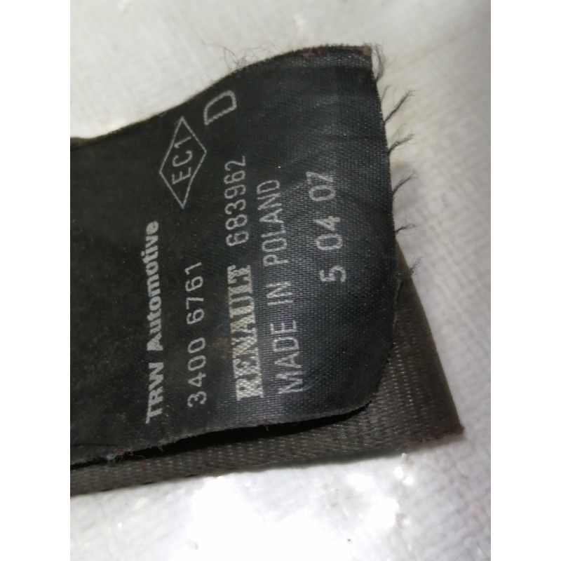 Recambio de cinturon seguridad delantero derecho para renault clio iii exception referencia OEM IAM 330560520  3 PUERTAS