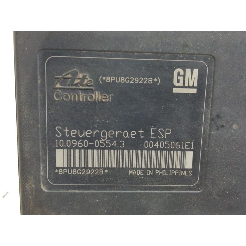 Recambio de abs para opel astra gtc enjoy referencia OEM IAM 13246535 10096005543 10020602904