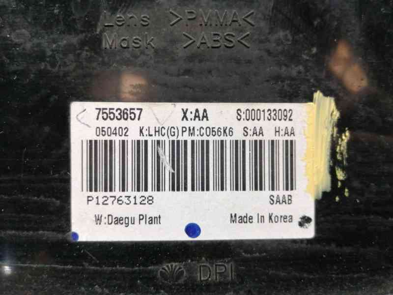 Recambio de cuadro instrumentos para saab 9-3 berlina 1.9 tid linear (i/d) referencia OEM IAM 7553657  
