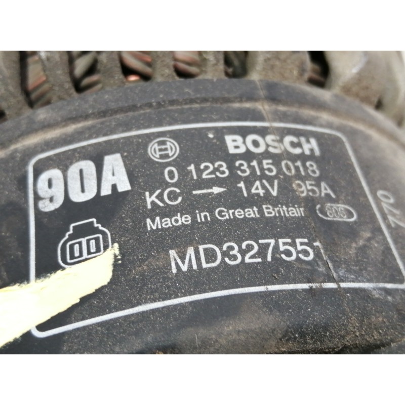 Recambio de alternador para mitsubishi carisma berina 5 (da0) 1600 glx referencia OEM IAM 0123315018 1197311525 MD327551