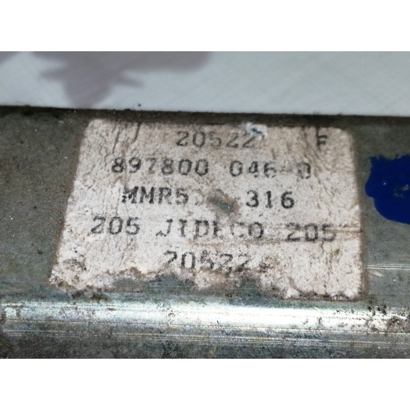 Recambio de elevalunas delantero derecho para opel monterey rs referencia OEM IAM 8978000460  