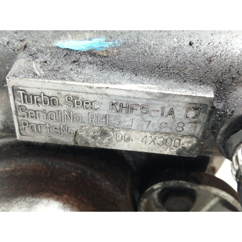Recambio de turbocompresor para kia carnival ii 2.9 crdi lx referencia OEM IAM KHF51A 282004X300 