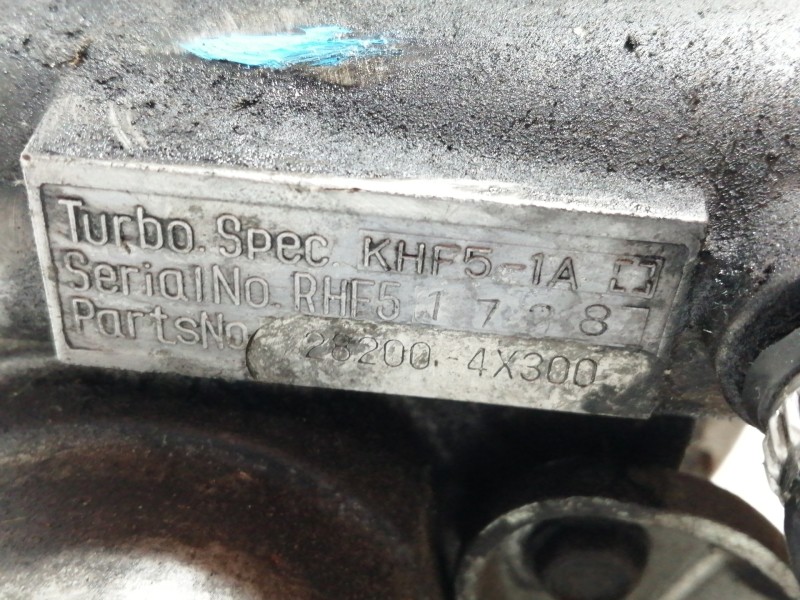 Recambio de turbocompresor para kia carnival ii 2.9 crdi lx referencia OEM IAM KHF51A 282004X300 