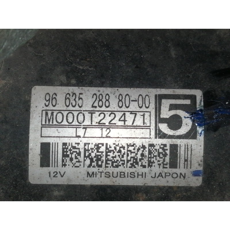 Recambio de motor arranque para citroën c4 berlina collection referencia OEM IAM 9663528880  