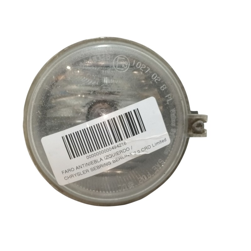 Recambio de faro antiniebla izquierdo para chrysler sebring berlina 2.0 crd limited referencia OEM IAM   