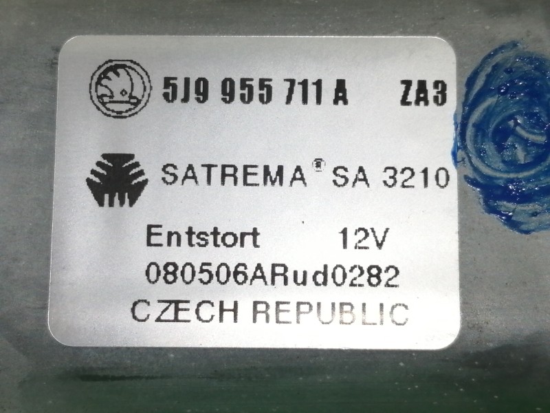 Recambio de motor limpia trasero para skoda fabia combi (5j5) style referencia OEM IAM 5J9955711A  