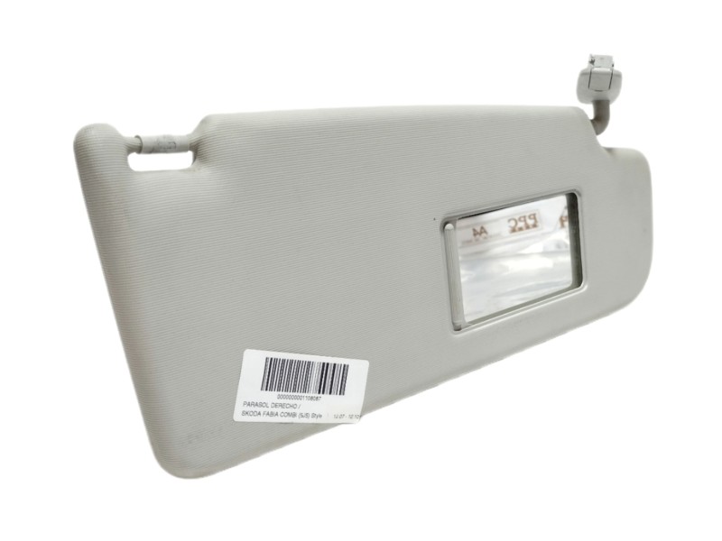Recambio de parasol derecho para skoda fabia combi (5j5) style referencia OEM IAM   