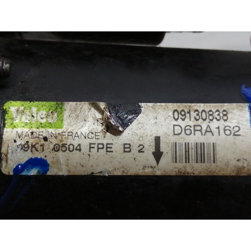 Recambio de motor arranque para opel corsa c silverline referencia OEM IAM 09130838  