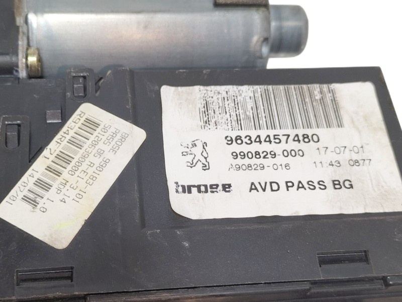 Recambio de elevalunas delantero derecho para peugeot 307 (s1) xt referencia OEM IAM 9634457480  