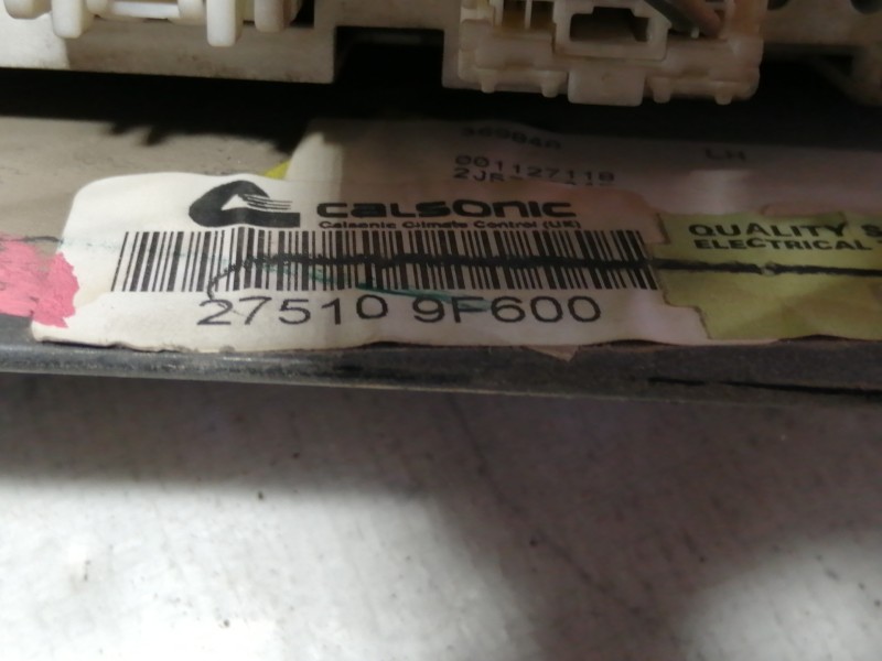 Recambio de mando calefaccion / aire acondicionado para nissan primera berlina (p11) comfort referencia OEM IAM 275109F600  