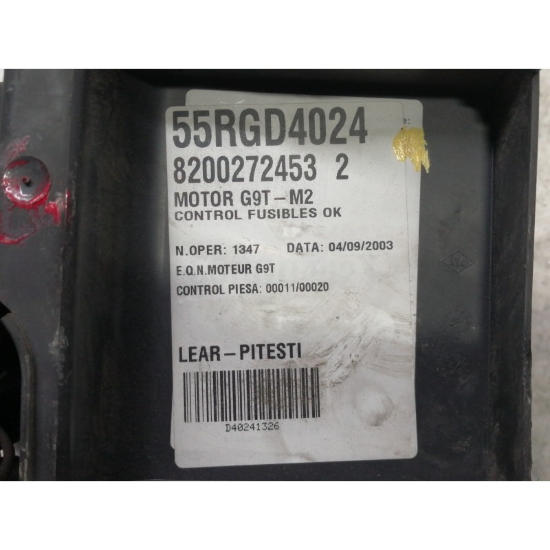 Recambio de caja reles / fusibles para renault espace iv (jk0) grand espace expression referencia OEM IAM 8200272453 82002724532