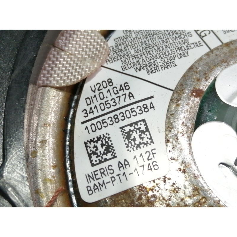 Recambio de airbag delantero izquierdo para renault twingo authentique referencia OEM IAM 985107850R 985107850 