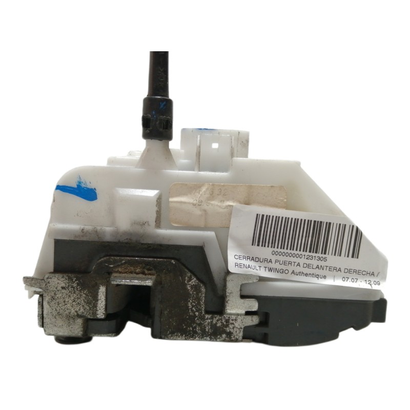 Recambio de cerradura puerta delantera derecha para renault twingo authentique referencia OEM IAM   