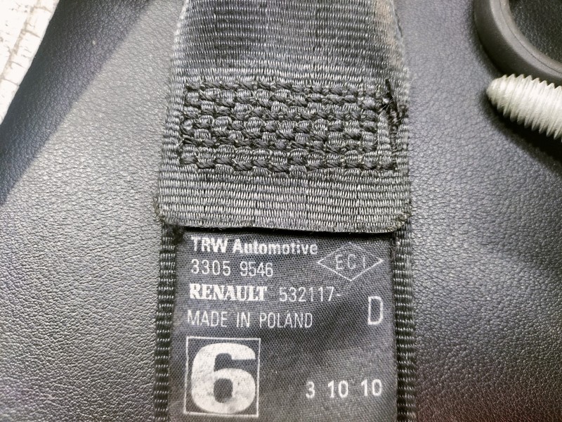 Recambio de cinturon seguridad delantero derecho para renault twingo authentique referencia OEM IAM 33059546 532117 3 PUERTAS