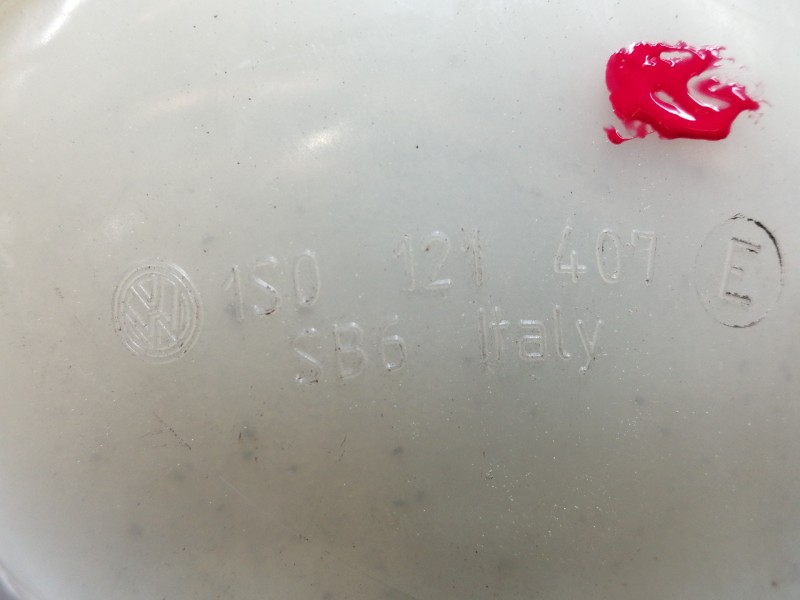 Recambio de deposito expansion para seat mii (kf1) 1.0 referencia OEM IAM 1S0121407  