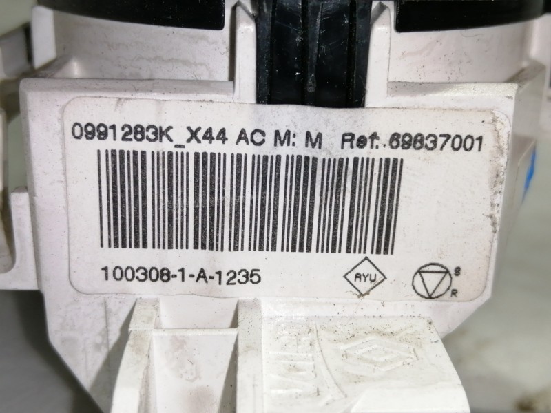 Recambio de mando calefaccion / aire acondicionado para renault twingo authentique referencia OEM IAM 0991283KX44 69837001 / 099