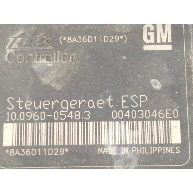 Recambio de abs para opel astra twin top cosmo referencia OEM IAM 13213610 10020602064 10096005483 00403046E0 