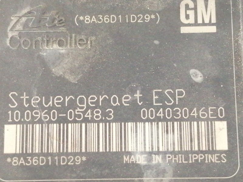 Recambio de abs para opel astra twin top cosmo referencia OEM IAM 13213610 10020602064 10096005483 00403046E0 