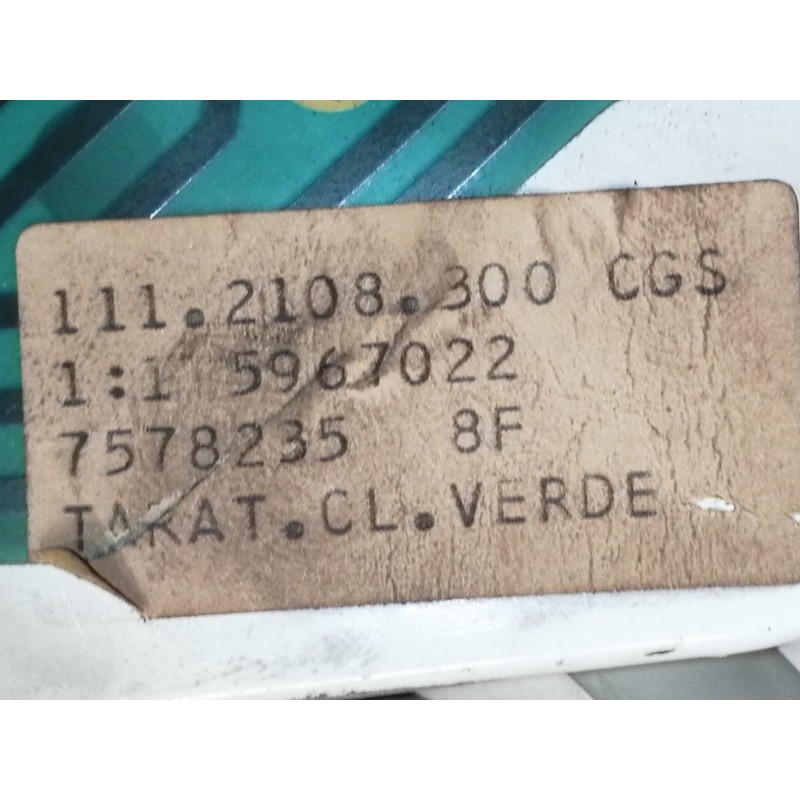 Recambio de cuadro instrumentos para fiat uno (146) 45 referencia OEM IAM 7578235 5967022 1112108300 