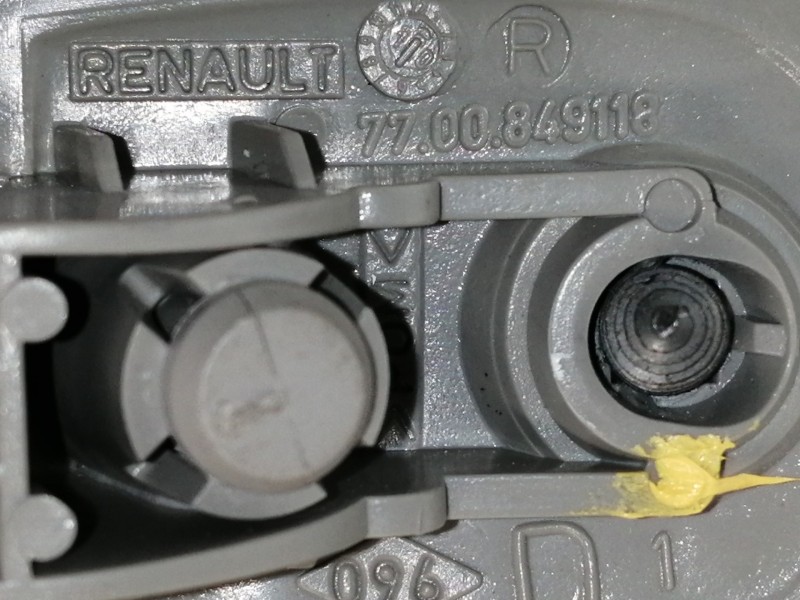 Recambio de parasol derecho para renault twingo authentique referencia OEM IAM 7700849118  