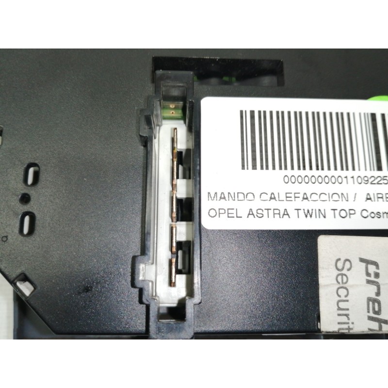 Recambio de mando calefaccion / aire acondicionado para opel astra twin top cosmo referencia OEM IAM 90151360 13247814 