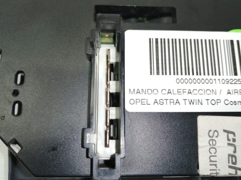 Recambio de mando calefaccion / aire acondicionado para opel astra twin top cosmo referencia OEM IAM 90151360 13247814 