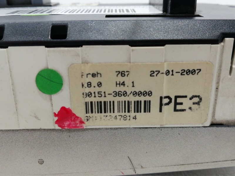 Recambio de mando calefaccion / aire acondicionado para opel astra twin top cosmo referencia OEM IAM 90151360 13247814 