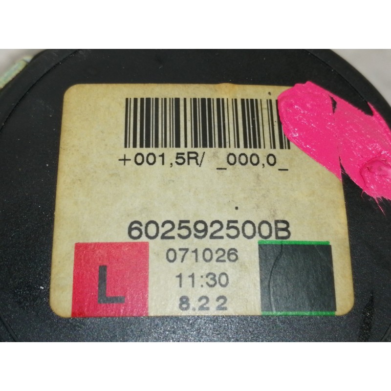 Recambio de cinturon seguridad trasero izquierdo para opel zafira b cosmo referencia OEM IAM 602592500B  