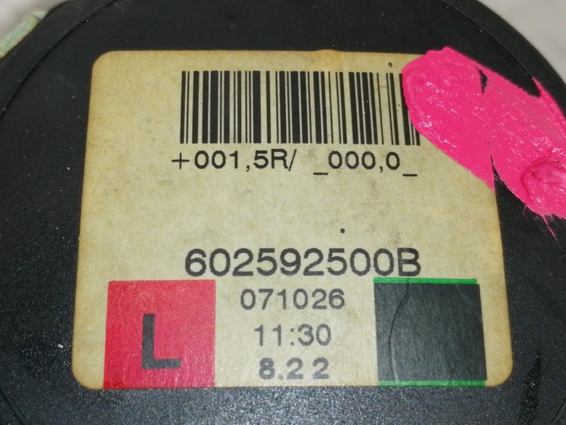 Recambio de cinturon seguridad trasero izquierdo para opel zafira b cosmo referencia OEM IAM 602592500B  