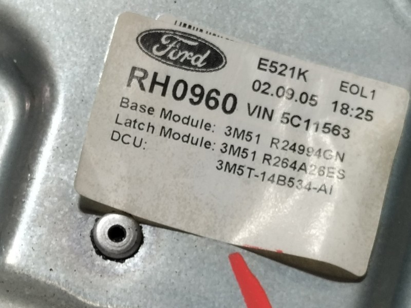 Recambio de elevalunas trasero derecho para ford focus c-max (cap) ghia (d) referencia OEM IAM 3M51R24994GN  