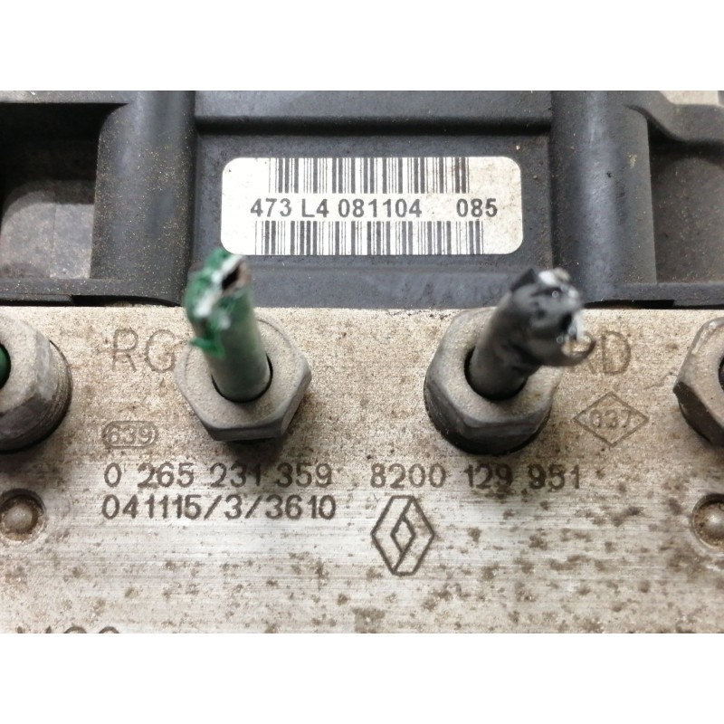 Recambio de abs para renault modus confort dynamique referencia OEM IAM 0265800329 0265231359 8200129951