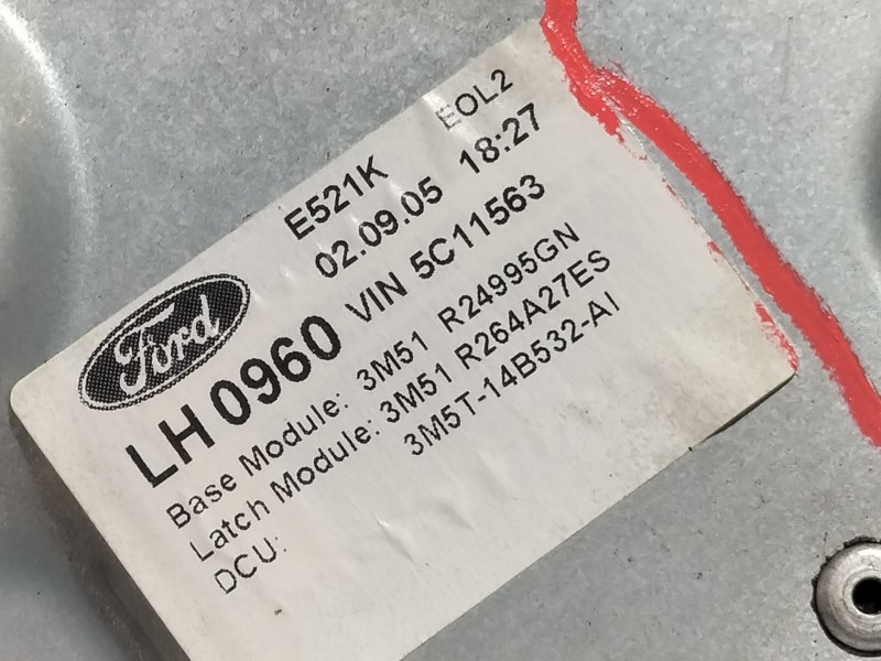 Recambio de elevalunas trasero izquierdo para ford focus c-max (cap) ghia (d) referencia OEM IAM 3M51R24995GN  