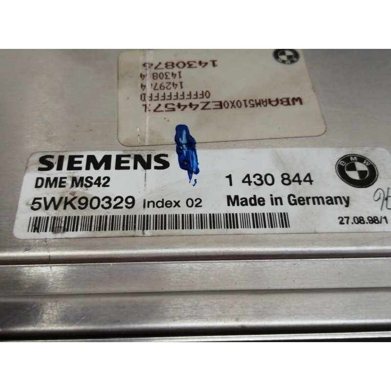 Recambio de centralita motor uce para bmw serie 3 berlina (e46) 328i referencia OEM IAM 1430844  
