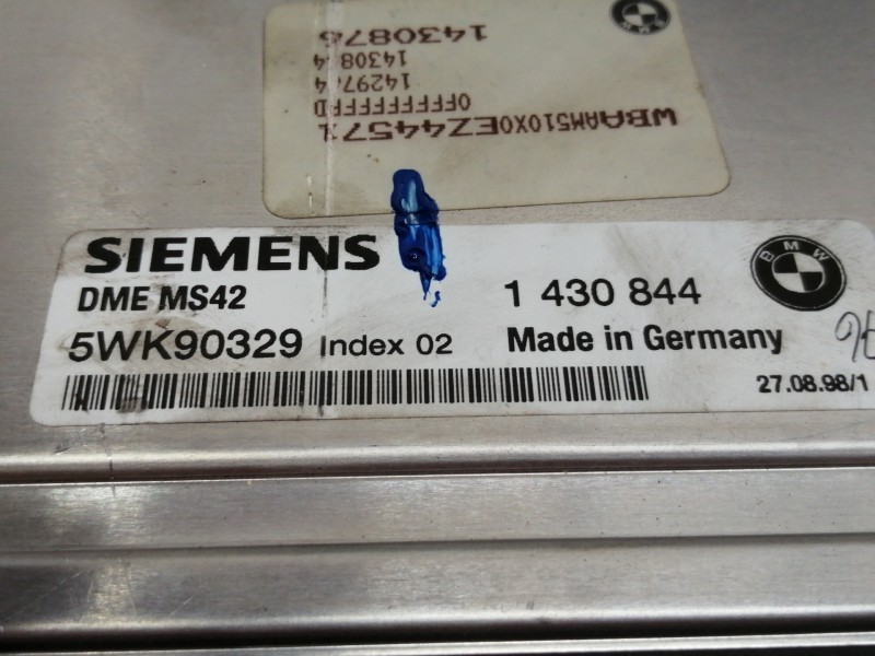 Recambio de centralita motor uce para bmw serie 3 berlina (e46) 328i referencia OEM IAM 1430844  