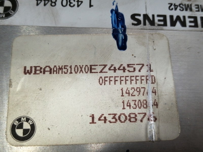 Recambio de centralita motor uce para bmw serie 3 berlina (e46) 328i referencia OEM IAM 1430844  