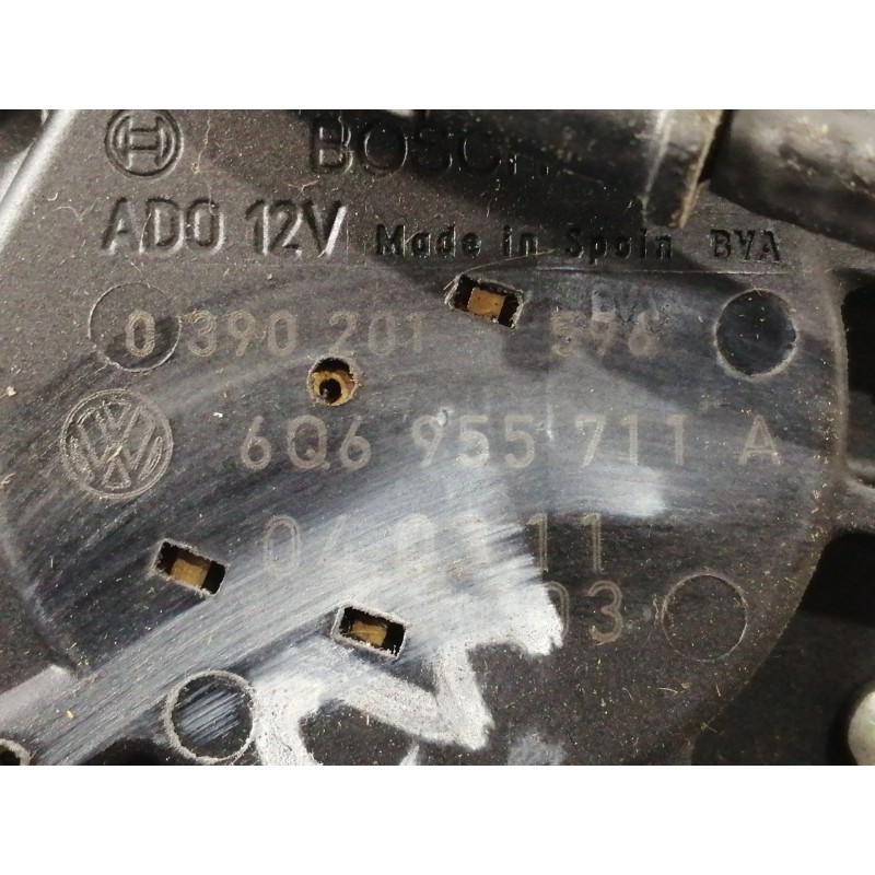 Recambio de motor limpia trasero para volkswagen polo (9n1) gt referencia OEM IAM 6Q6955711A 0390201596 