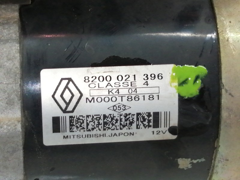 Recambio de motor arranque para renault modus confort dynamique referencia OEM IAM 8200021396  