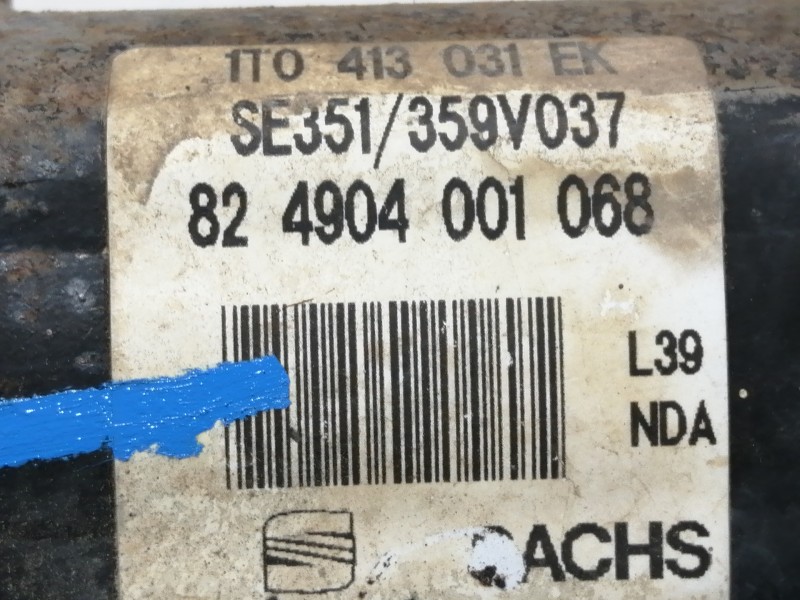 Recambio de amortiguador delantero izquierdo para seat altea (5p1) stylance / style referencia OEM IAM 1T0413031EK 1T0413031 