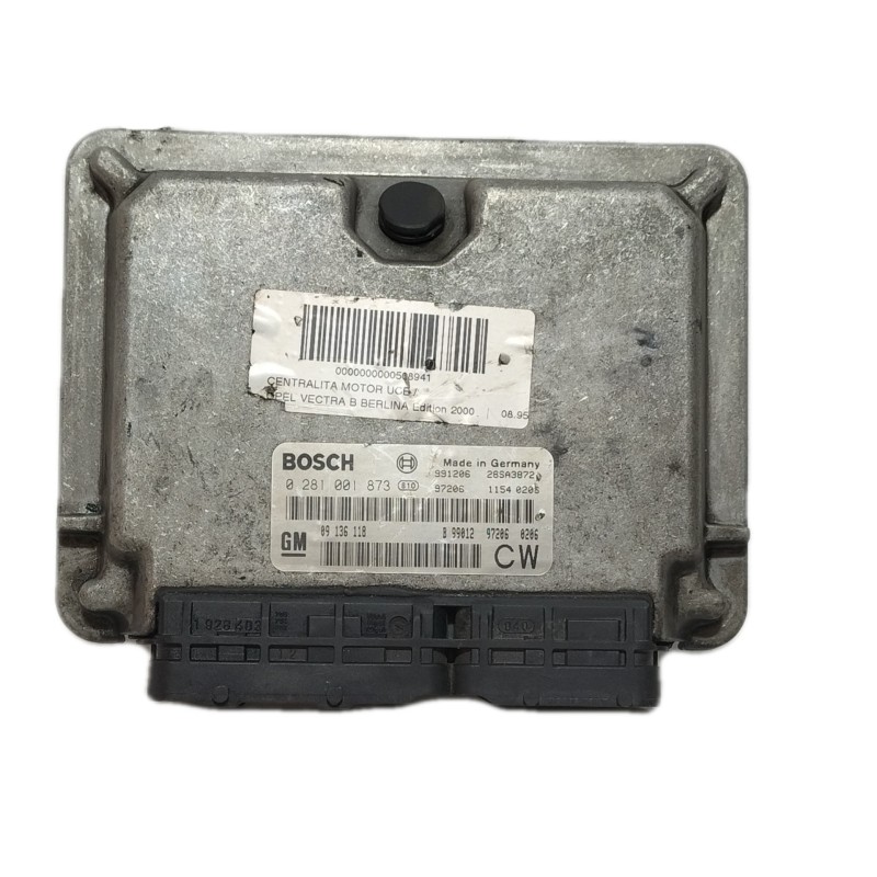 Recambio de centralita motor uce para opel vectra b berlina edition 2000 referencia OEM IAM 0281001873  