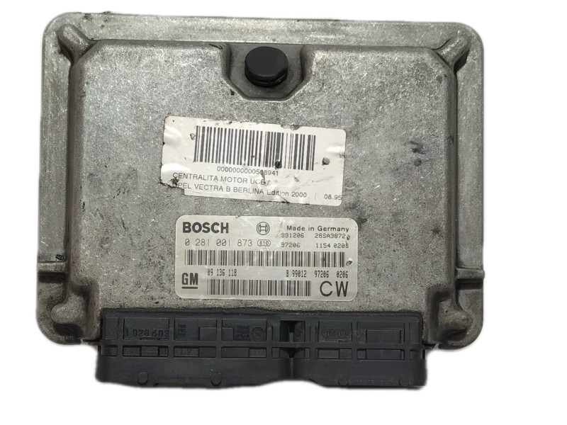 Recambio de centralita motor uce para opel vectra b berlina edition 2000 referencia OEM IAM 0281001873  