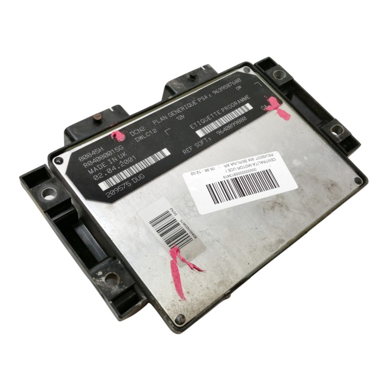 Recambio de centralita motor uce para peugeot 206 berlina xr referencia OEM IAM 9639587680  