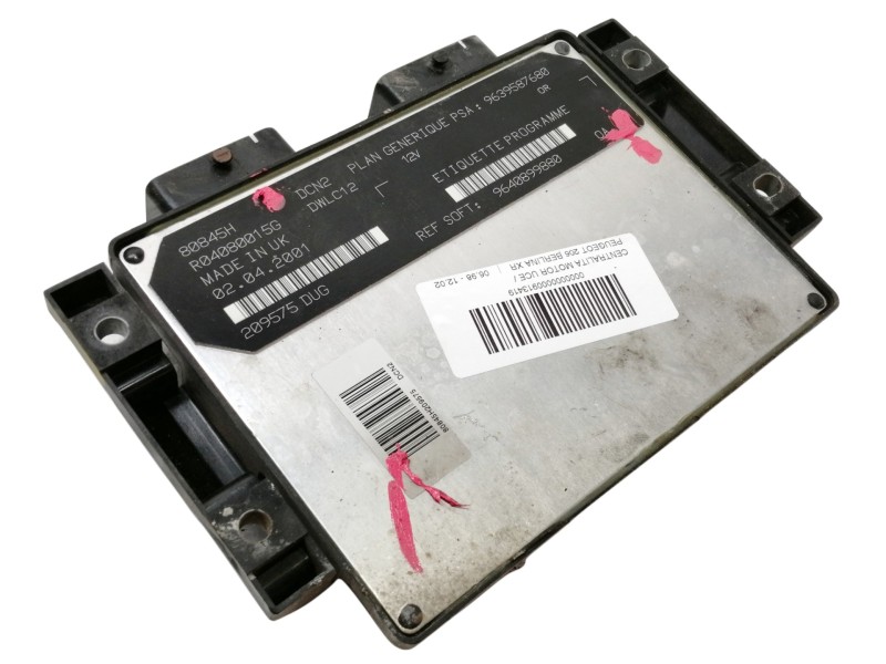 Recambio de centralita motor uce para peugeot 206 berlina xr referencia OEM IAM 9639587680  