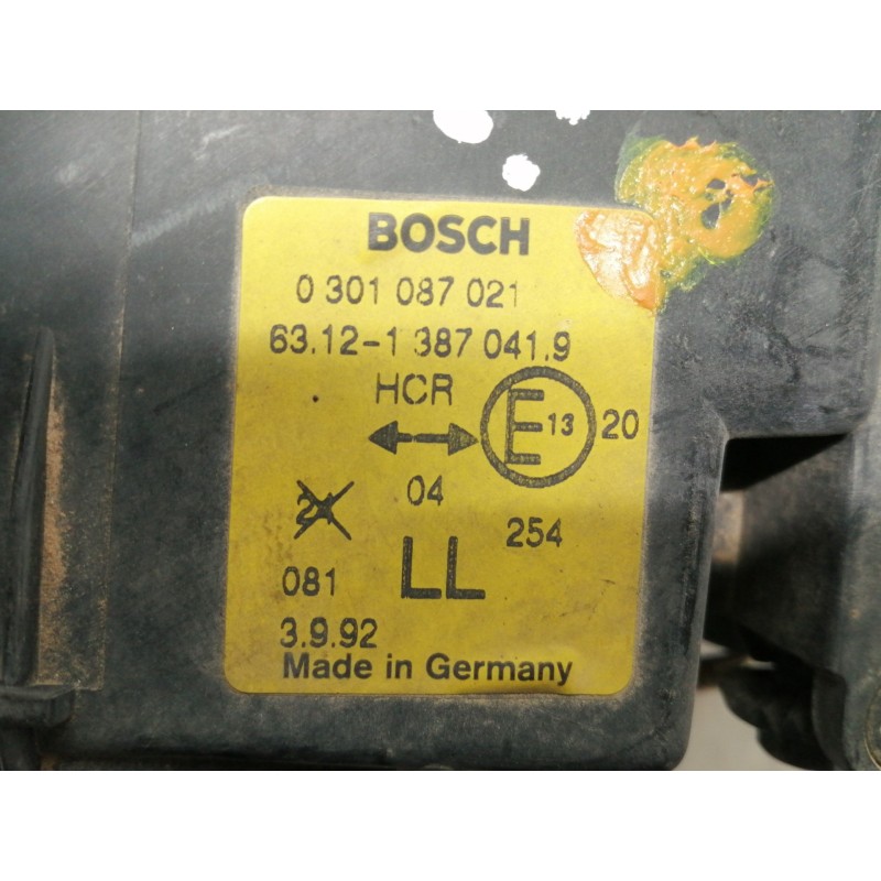 Recambio de faro izquierdo para bmw serie 3 compacto (e36) 316i referencia OEM IAM 0301087021 631213870419 13870419