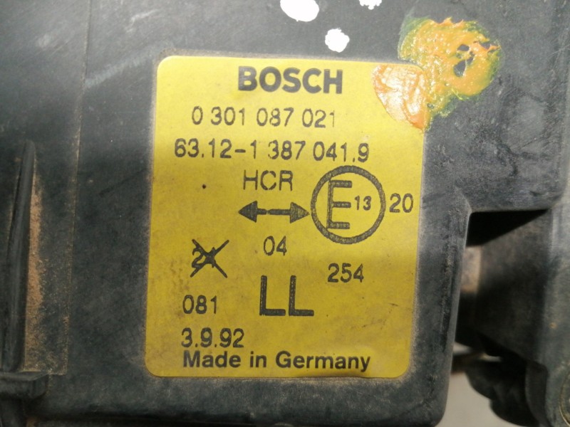 Recambio de faro izquierdo para bmw serie 3 compacto (e36) 316i referencia OEM IAM 0301087021 631213870419 13870419