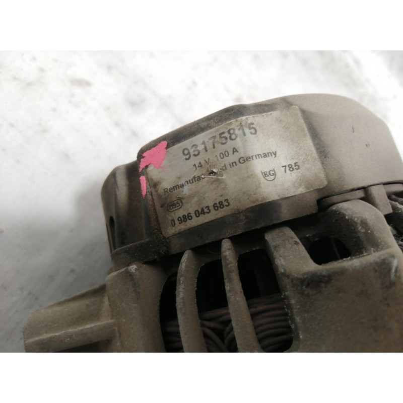 Recambio de alternador para opel astra f berlina básico referencia OEM IAM 93175815 0986043683 