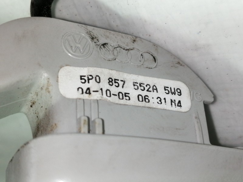 Recambio de parasol derecho para seat altea (5p1) stylance / style referencia OEM IAM 5P0857552A  